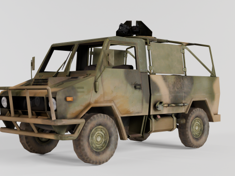 Naveco Military Vehicle 3Dモデル