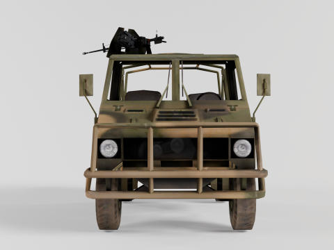 Naveco Military Vehicle Model 3D