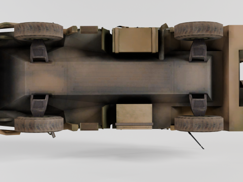 Naveco Military Vehicle Model 3D