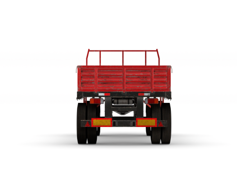 Farm Trailer 3D Model