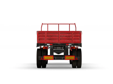 Farm Trailer 3D Model