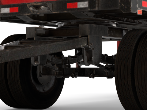 Farm Trailer 3D Model