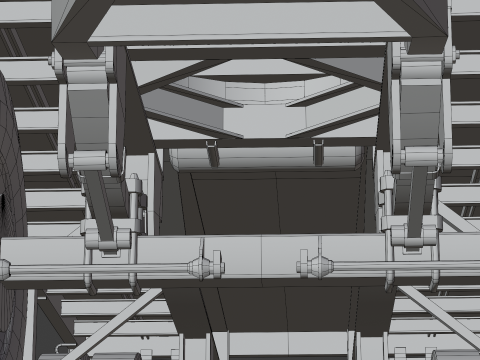 Farm Trailer 3D Model