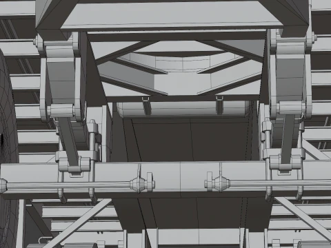 Farm Trailer 3D Model