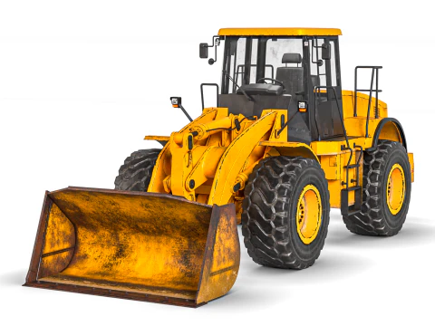 휠 로더 3D 모델