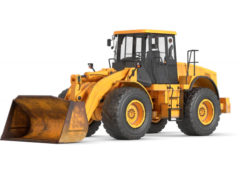 Wheel Loader 3D Model