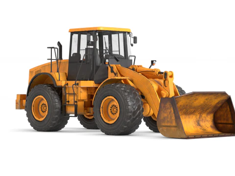 Wheel Loader 3D Model