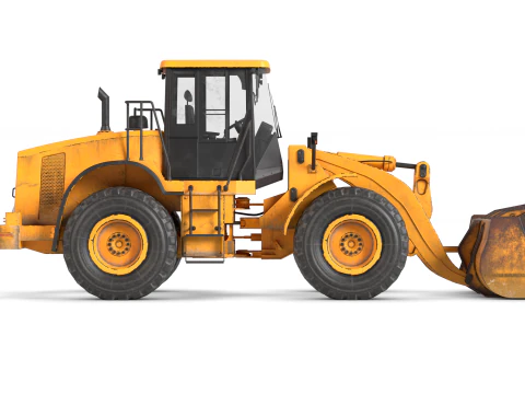 Wheel Loader 3D Model