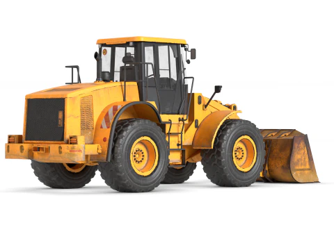 Wheel Loader 3D Model