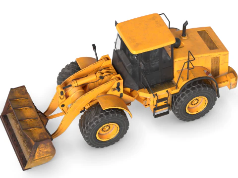 Wheel Loader 3D Model