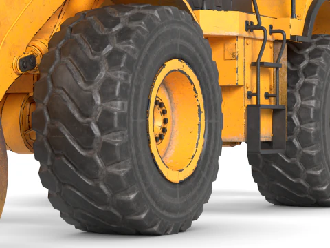 Wheel Loader 3D Model