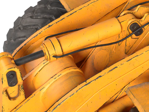 Wheel Loader 3D Model
