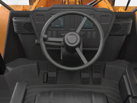 Wheel Loader 3D Model