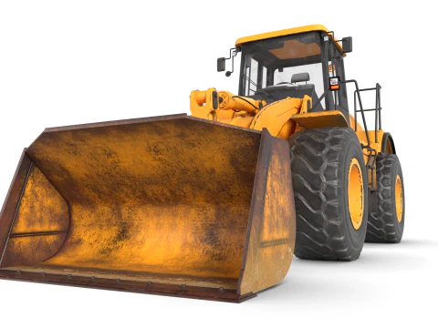 Wheel Loader 3D Model