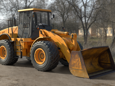 Wheel Loader 3Dモデル
