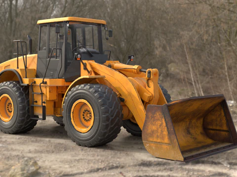 Wheel Loader 3D Model