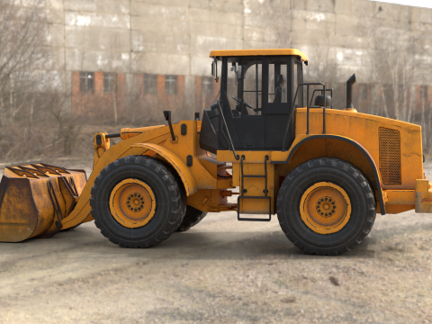 Wheel Loader 3Dモデル