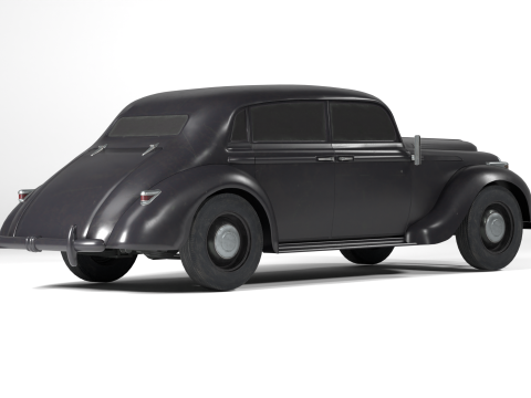 1937 Opel Admiral Vintage German Luxury Car 3D Model
