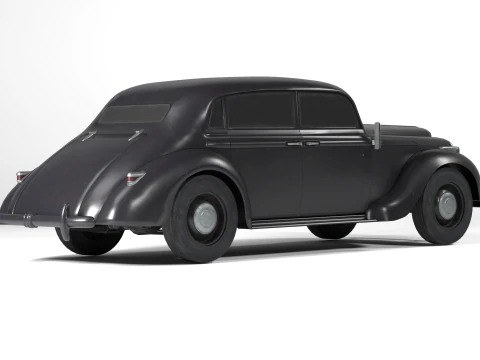 1937 Opel Admiral Vintage German Luxury Car 3D Model