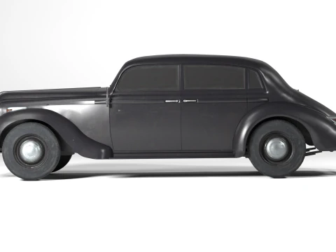 1937 Opel Admiral Vintage German Luxury Car 3D Model