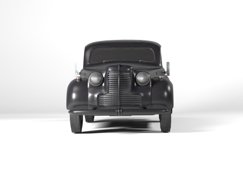 1937 Opel Admiral Vintage German Luxury Car 3D Model