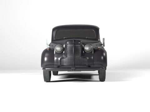 1937 Opel Admiral Vintage German Luxury Car 3D Model
