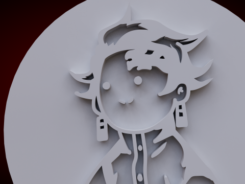 Keychain Tanjiro Kamado - Kimetsu no yaiba Modelo de impresión 3D