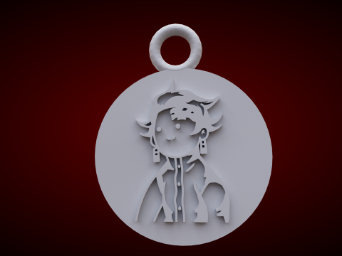 Keychain Tanjiro Kamado - Kimetsu no yaiba Modelo de impresión 3D