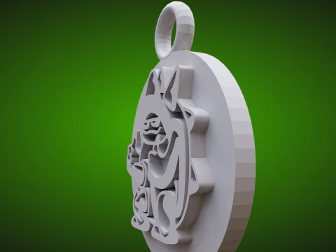 Keychain Rammus - League of Legends 3D Print Model