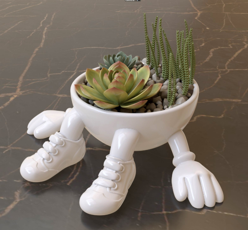 Printable Pot Modelo de Impressão 3D .c4d .max .obj .3ds .fbx .stl .blend 