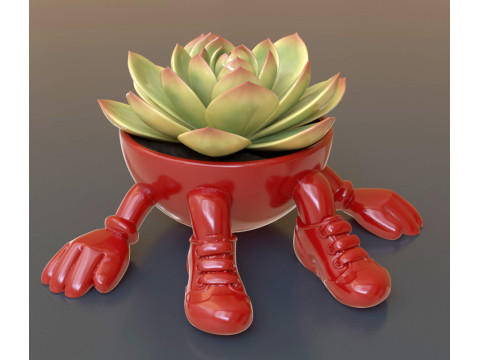 Printable Pot Modelo de Impressão 3D