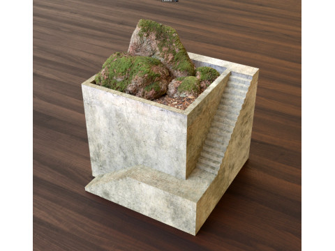 Mini House Pot 3D Print Model