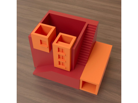 Mini House Pot Modelo de Impressão 3D