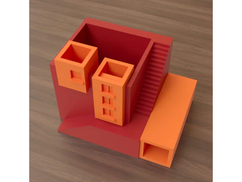 Mini House Pot 3D Print Model