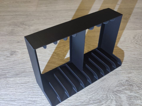 Holders and box for audio cassettes 3D Print Model