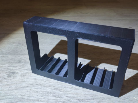 Holders and box for audio cassettes 3D Print Model