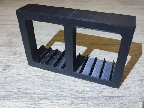 Holders and box for audio cassettes 3D Print Model