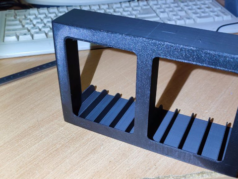 Holders and box for audio cassettes 3D Print Model