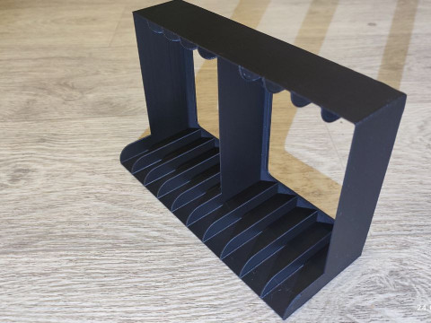 Holders and box for audio cassettes 3D Print Model