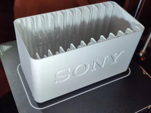 Holders and box for audio cassettes 3D Print Model