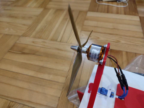 RC boat with air propeller 3D Print Model
