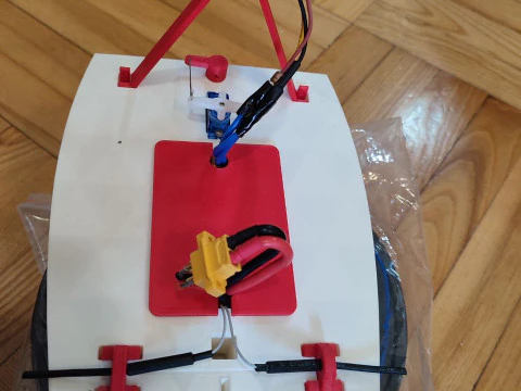 RC boat with air propeller 3D Print Model