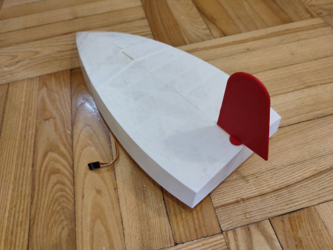RC boat with air propeller 3D-printmodel