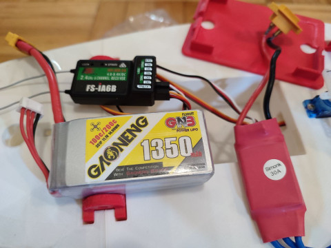 RC boat with air propeller 3D-printmodel