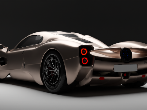 Pagani Utopia 3Dモデル