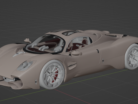 Pagani Utopia 3Dモデル