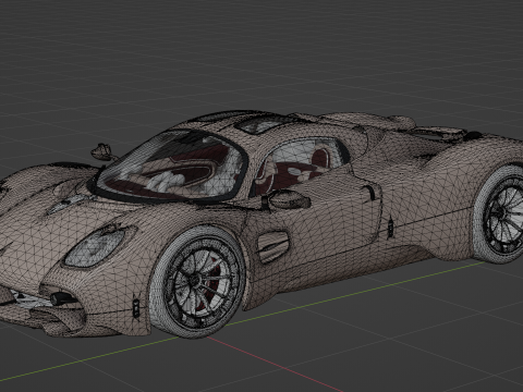 Pagani Utopia 3Dモデル