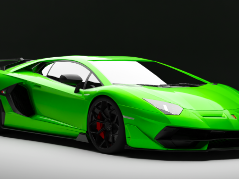 Lamborghini-Aventador SVJ Model 3D
