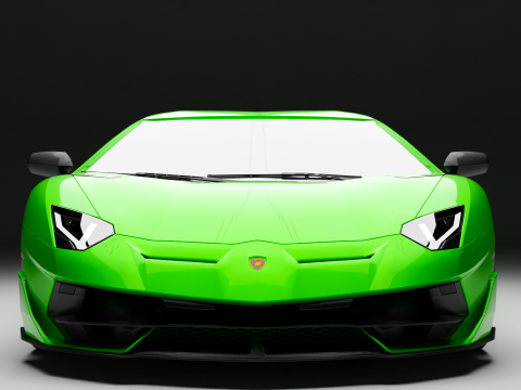 Lamborghini-Aventador SVJ Model 3D