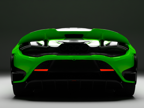 McLaren 765LT 3D 모델